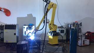 FANUC amp ABICOR BINZEL ROBOTIC WELDING [upl. by Dlaner]