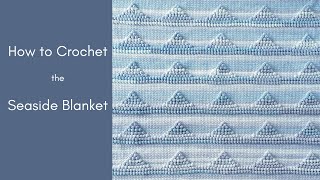 How to Crochet the Seaside Bobble Blanket  Beginner Crochet Tutorial [upl. by Ardnahc893]