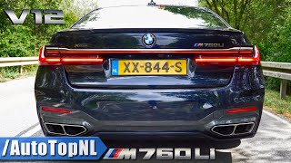 2020 BMW M760Li 66 V12 BiTurbo PURE Exhaust SOUND Onboard amp REVS by AutoTopNL [upl. by Lenra511]