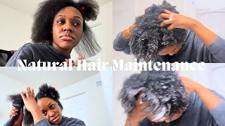 Natural Hair Maintenance  4C Clarifying Haircare Routine  Redken ALL SOFT [upl. by Drislane]