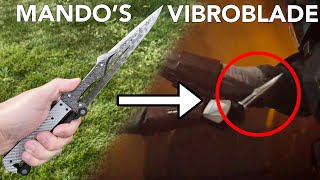 Mandalorian Damascus Knife  Vibroblade Build [upl. by Medeah]