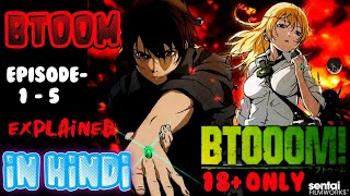 Btoomepisode 15 in hindi  explained by  RAnime 🔥 [upl. by Aynotan540]