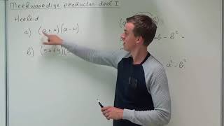 Algebra  Merkwaardige producten deel I 2 HAVOVWO amp 2 VWO [upl. by Elma]