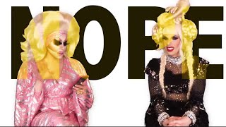 “NOPE” and other bloopers  A Trixie and Katya Compilation [upl. by Prudie]