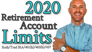 2020 Retirement Account Limits  Retirement Plans Explained  Roth vs Traditional IRA  401k [upl. by Xaviera106]