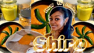 Easy Shiro Recipe  Delicious Eritrean amp Ethiopian Vegan Food  Powdered Chickpea Stew [upl. by Yhtir]