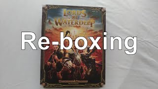 Reboxing Lords of Waterdeep amp The Scoundrels of Skullport Expansion [upl. by Ceporah]