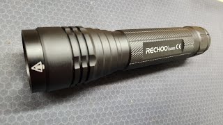 Rechoo s2000 flashlight review [upl. by Jabin]