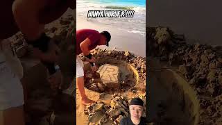 Hanya huruf R yang bisa beachart أمواجالبحر فن رسمتي عمرالمغربي r fypage asmr حروف [upl. by Yarw]