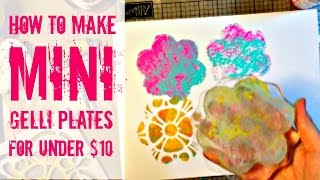 How to Make Mini Gelli Plates [upl. by Airetas169]