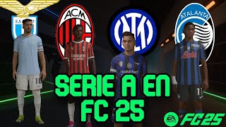 TUTORIAL MOD SERIE A EN FC 25 [upl. by Anialeh]