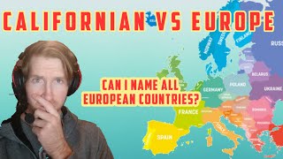 Californian VS How Many European Countries Can I Find [upl. by Wyatt]