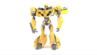 Video Review of the Transformers Prime Bumblebee figure [upl. by Ryder266]