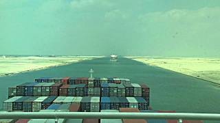 Suez Canal Time Lapsemp4 [upl. by Lesya]