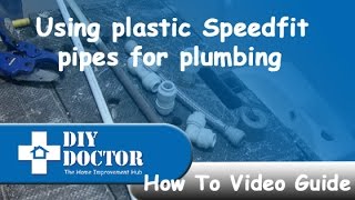 Using plastic speedfit pipes for plumbing [upl. by Pheni]