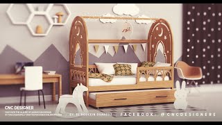 MoroccanStyle Montessori Wood Platform Bed [upl. by Molloy]