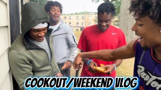 Day in the Life of a College Football Athlete  CookoutWeekend Vlog [upl. by Bonar753]