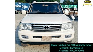 Toyota Land cruiser 2000 vx limited modelfor sale in Islamabad [upl. by Eelsel]