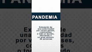 Pandemia o endemia ¿cuál es la diferencia [upl. by Eiclehc]