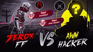 Zerox FF🥷 Vs AWM HACKER👽  AXETV999 is Back💥 [upl. by Ennalorac]