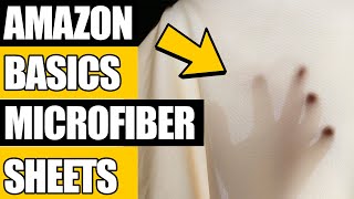 Amazon Basics Microfiber Sheets  What you Need to know [upl. by Tnomyar595]