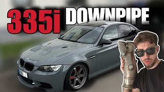 Endlich DOWNPIPE für den 335i N55  Spoiler ist weg [upl. by Bickart]