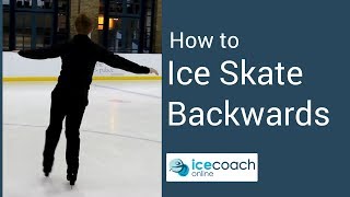 Learn how to ice skate backwards [upl. by Hamian]