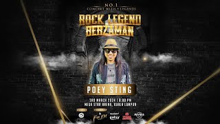 POEY STING  Konsert Rock Legend Berzaman [upl. by Pollerd502]