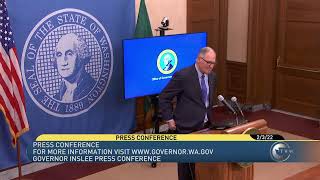 Governor Jay Inslee Press Conference 2322 [upl. by Africah]