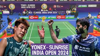 KIDAMBI SRIKANTH VS LEE CHEUK YIU YONEXSUNRISE INDIA OPEN 2024  R32 [upl. by Nolham752]