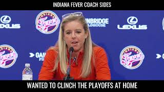 Fever Coach Wanted To Party At Home indianafever [upl. by Crosse42]