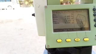 How calculate area volume amp Perimeter with Leica Total Station TS 06 Plus in Urdu hindi [upl. by Annim656]