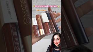 Top Brown Lipsticks Matte🤎 Best Lipstick Shades for daily use 💋Lipstick for brown skin lipstikmatte [upl. by Erastes]