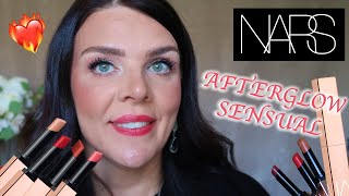 NARS Afterglow Sensual Shine Lipstick Review Prices and Swatches 😱 [upl. by Assennav]