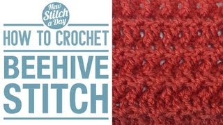 How to Crochet the Beehive Stitch [upl. by Hsirrehc]