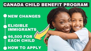 Canada Child Benefit Program In 2023 amp 2024  Full Video Guide [upl. by Myrah]