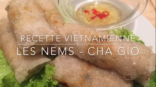 Recette  Les NEMS  CHA GIO  Recette Vietnamienne  HeyLittleJean [upl. by Enar]