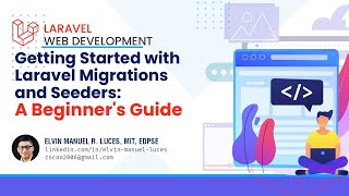 📹 Laravel Migrations amp Seeders for Beginners 🚀 [upl. by Novyaj]