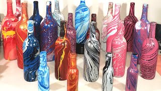 Fun With Hydro Dipping  Bottle Art  Bottle Craft [upl. by Harlene]