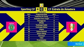 Sporting Lisbon 41 Amadora highlights efootball 2024 [upl. by Lubow]