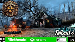 Fallout 4 Settlements Reborn Somerville Place Trailer [upl. by Elac]