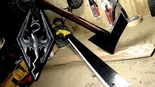 SKYRIM Inspired Dragon Slayer Tomahawk Machete Mod [upl. by Ecnerwaled]