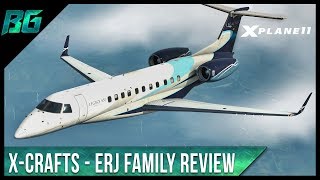 Embraer ERJ Family by XCrafts  Review  XPlane 11 [upl. by Atsocal640]