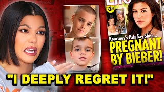 Kourtney Kardashian finally admits Justin Bieber is the REAL FATHER to son Reign Disick [upl. by Reinnej841]