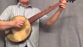 Minstrel Banjo  antique mahogany color Glendy Burke Alabama Joe Camptown Races [upl. by Mail166]