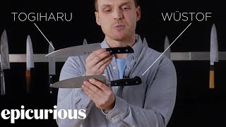 Knifemaker Explains The Difference Between Chefs Knives  Epicurious [upl. by Ingamar]