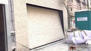 Massive Garage Door in Bricks 1Ton weight [upl. by Ajed]