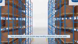 Double Deep Pallet Racking  SILVER LINING [upl. by Gleason]