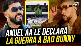 ANUEL AA LE DECLARA A GUERRA A BAD BUNNY OTRA VEZ [upl. by Ynar]