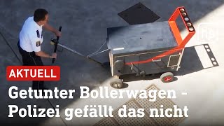 Getunter EBollerwagen und 17 Promille Polizei zieht Betrunkenen aus Verkehr  hessenschau [upl. by Aninaig501]